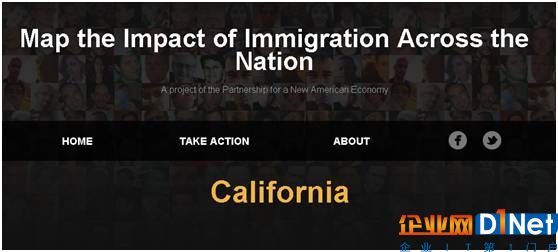 美国移民影响力地图(来源:Partnership for a New American Economy)