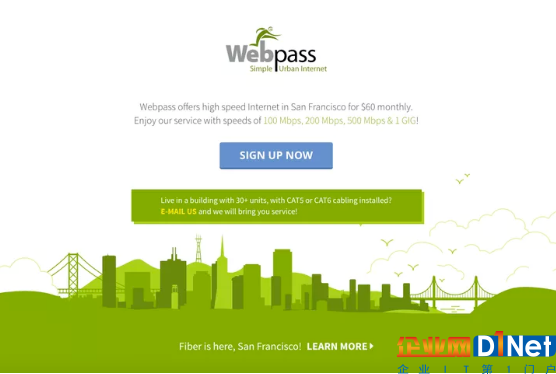 谷歌光纤旗下Webpass正推进无线千兆网络至丹佛