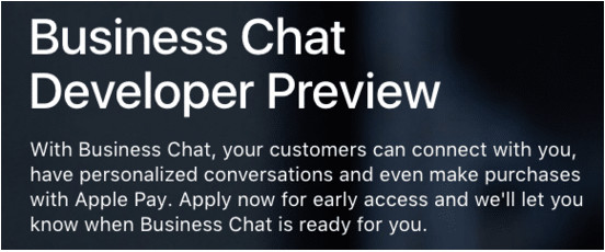 苹果iMessage上线Business Chat功能，网友：这不就是微信企业公众号吗？