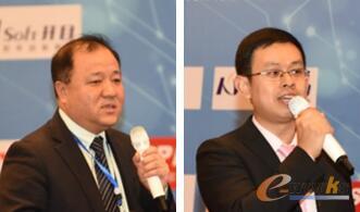 图5 从左至右：EPLAN技术经理张福辉    武汉开目信息技术股份有限公司高级咨询顾问夏青