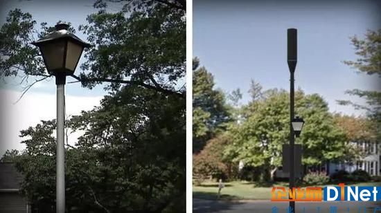 一些美国运营商还打算改造现有的基础设施(如路灯等),在此基础上架设基站 图自CBS新闻网
