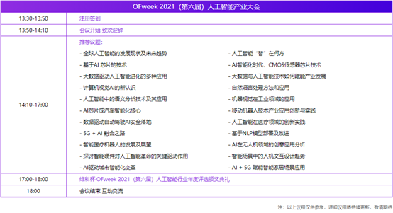OFweek 2021（第六届）物联网与人工智能产业大会暨展览会正式启动