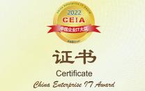 联想ISG中国荣获“2022 CEIA中国企业IT大奖-优秀行业数字化转型方案奖”