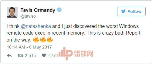 谷歌发现 Windows 最新远程代码执行漏洞：极其糟糕！现漏洞详情已发布
