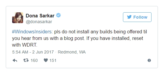 Windows 10失误推送Build 16212系统更新：一堆设备瘫痪