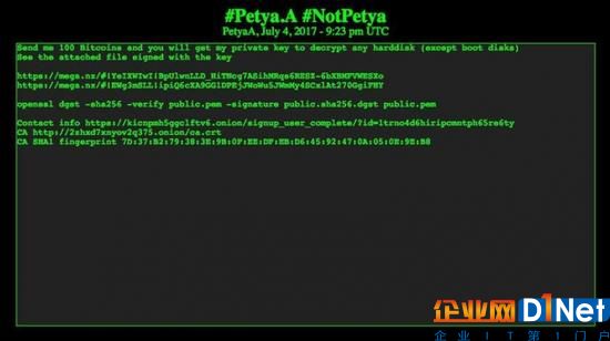 Petya勒索病毒“创作者”首次“露面”，这一次是为了钱