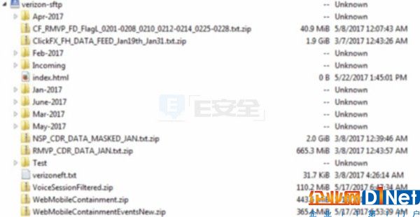 云泄露：Verizon公司超1400万用户信息外泄-E安全