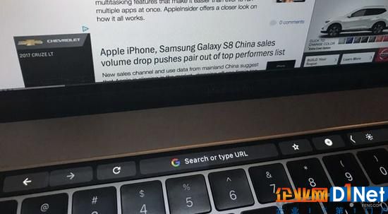 谷歌更新Chrome浏览器: 支持Touch Bar