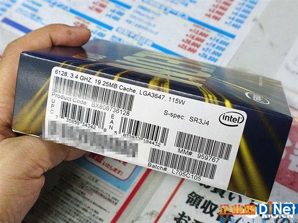 Intel金牌至强Xeon Gold 6128开卖：6核心要价1.4万