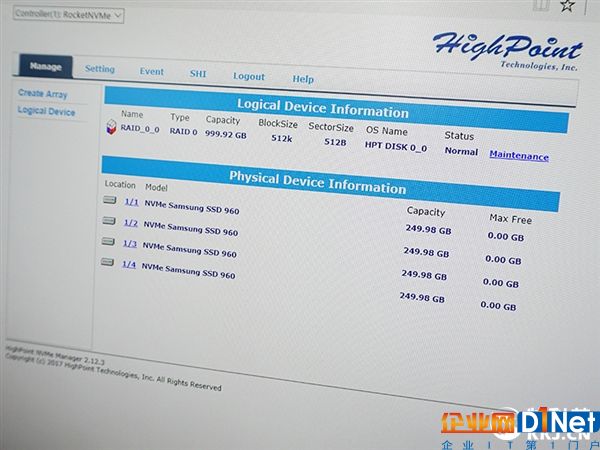 岛国秀四SSD RAID阵列：10GB/s极速快感