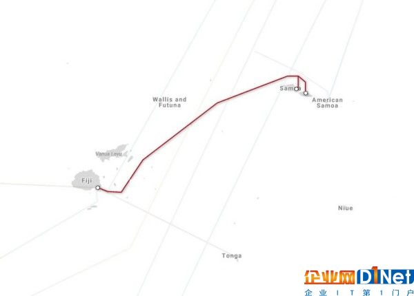 美属萨摩亚将接入两条国际海底光缆系统