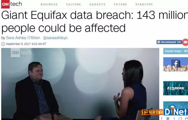 不过，Equifax公司发言人随后在电子邮件声明中写道：