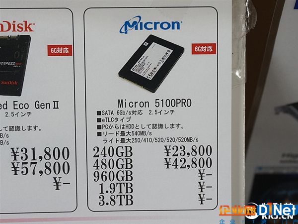 3.8TB 1.8万元！美光SSD 5100 RPO开卖：罕见eTLC闪存