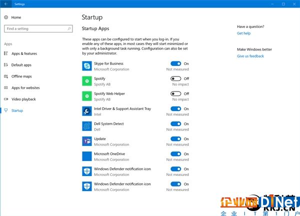 Windows 10 RS4新版17017推送：一键管理开机启动项