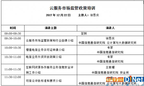 课程安排