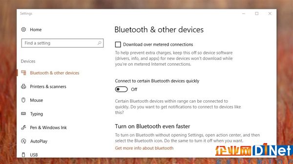 Windows 10 RS4贴心新功能：蓝牙设备靠近就配对