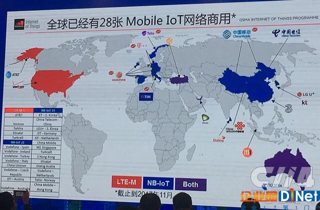 全球移动物联网商用情况