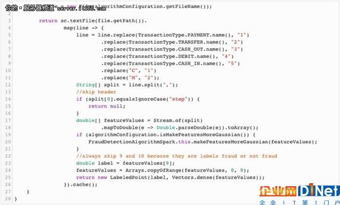 使用Spark MLlib进行基于Jave的欺诈检测