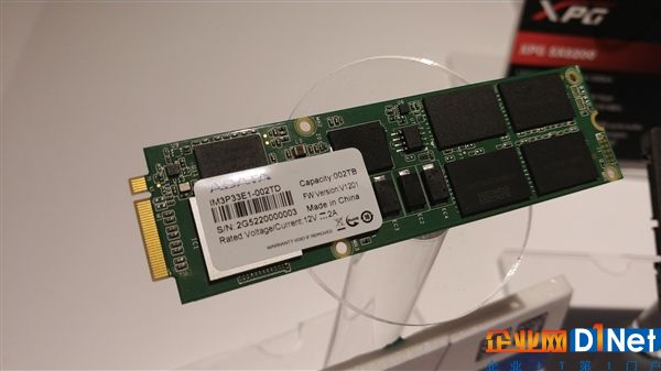 威刚首秀M.3 SSD：单路服务器集成36块288TB！